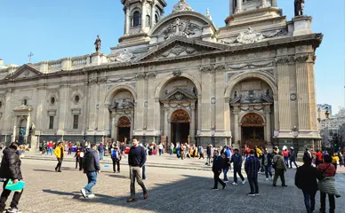 Private city tour in Plaza de Armas in Santiago, Chile